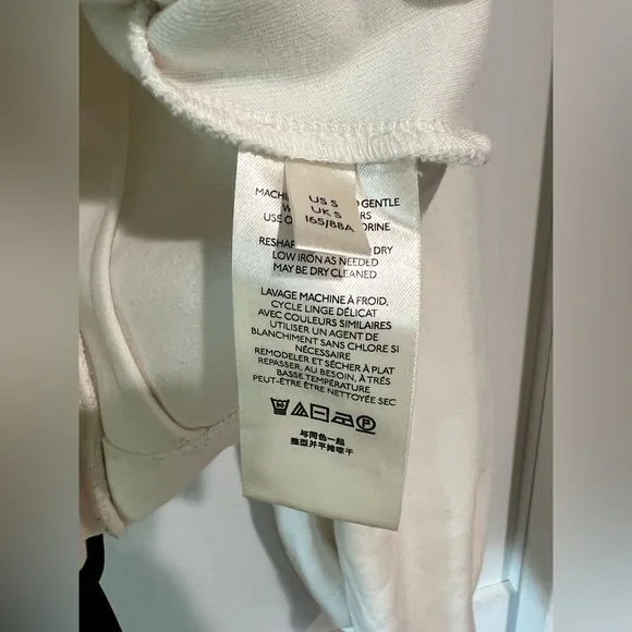 EUC Anthropologie Maeve Ribbon Tie-Back Ponte Pullover Sweatshirt S - Picture 4 of 4